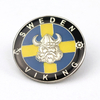 Custom Design Sweden Souvenir Enamel Epoxy Metal Lapel Pin Badge