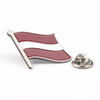 Custom Your Logo Idea Riga Latvia Souvenir Enamel Metal Brooch Lapel Pin Badges for Suit Hats