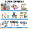 Custom PVC Fridge Magnet Beach Bahamas Tourist Souvenirs Rubber Refrigerator Magnet