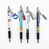 Customized Printed Laser Logo Countries City Tourist Souvenir Crystal Ballpoint Pen with Charms