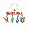 Factory Custom Design US Souvenir Arizona Keychain Metal Charm Key Chain