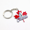 Manufacturer Custom Logo Canada Design City Tourist Souvenir Keychain Metal Key Chain