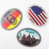 Custom Design Logo Countries Tourism Souvenir Magnet Metal Aluminum Foil Fridge Magnet