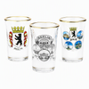 Personalized Custom Logo Souvenir 2oz Shot Glasses Printed Frosted Shot Glass