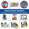 Custom Design Spain Barcelona Amsterdam Tourist Souvenir 3d Poly Resin Fridge Magnet for Your Local Market