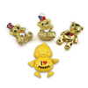 Wholesale Custom Logo Countries Tourist Souvenir 3d Metal Cute Bear Shaped Refrigerator Magnets for Fridge
