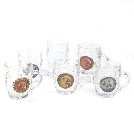 Personalized Custom Logo Souvenir Gifts Glass Pineapple Cup Beer Mug