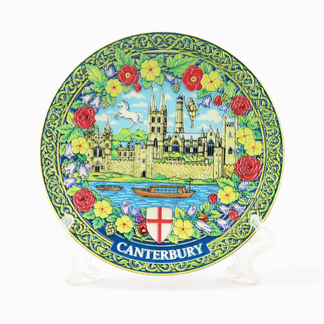 Custom Logo Printed Decorative Ornament Gifts Countries City Tourist Souvenir Ceramic Plate