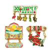 Custom Design Metal Tourist City Prague Texas Souvenir Magnet 3D Zinc Alloy Metal Fridge Magnet