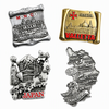 Factory Direct Custom Zinc Alloy Japan Monaco Malta Travel Souvenir Metal Fridge Magnet