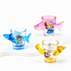 Custom Logo Printing Beach City Island Tourist Souvenir Shot Glass Unique Fish Shaped Shot Glasses