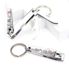 Custom Engraved Logo Countries City Tourist Souvenir Nail Clippers with Opener Keychain