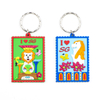 Custom Made Flip Flop Shaped Soft PVC Keychain Beach Tourist Souvenir Rubber Keyrings
