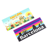 Custom Logo Printed Countries Souvenir Spain Barcelona Magnets Tinplate Tin Fridge Magnet