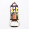 Customized Design Belgium Souvenir Metal Beer Bottle Opener Magnet