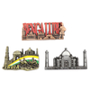 Factory Customized Your Idea India Souvenir 3D Metal Fridge Magnet