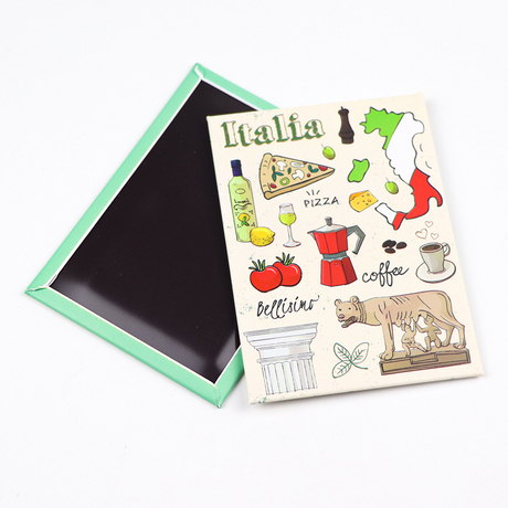 Custom Design Italy Souvenir Magnet Tin Plate Metal Italia Refrigerator Magnet for Fridge