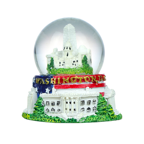 Custom Souvenir Snow Ball Decorative Resin Crafts Water Snow Globe for Gifts Shop Wholesalers