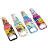 Custom Logo Foil Printed Bottle Shaped Metal Souvenir 3D Beer Bottle Opener Fridge Magnet
