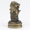 Customized Design Home Decor Singapore Merlion Souvenir Mini Metal Figurine Statue