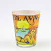 Personalized Beach Souvenir Shot Glasses Custom Printing logo Decal Mini Shot Glasses