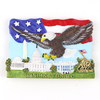 Customized Design 3D Polyresin Magnet Washington D.C.Tourist Souvenir Resin Fridge Magnets