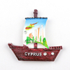 Customised Made Cyprus Souvenirs 3d Polyresin Crafts Home Decor Resin Ref Fridge Magnet