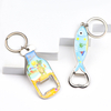 Custom Printed Beach City Island Bahamas Souvenir Metal Bottle Opener Keychain with Logo