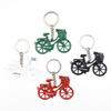 Custom Logo 3d Bicycle Bike Shaped Keychain Travel Souvenir Metal Key Chain