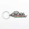 Personalized Custom Logo Antique Zinc Alloy Kenya Souvenir Keychain Metal Key Chain
