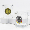 Custom Logo Engraved Travel Souvenir 2oz Mini Square Shot Glasses