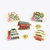 Custom Design Japan Souvenir Enamel Lapel Pin Badges for Gifts Shop Wholesalers