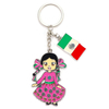 Wholesale Custom Logo Tourist Souvenir Zinc Alloy Enamel Key Chain Metal Keychain Charms