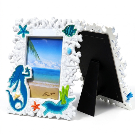 OEM Manufacturer Custom Beach Island Souvenir 3D Resin Picture Photo Frame