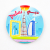 Custom Dubai Arabic Landmarks Souvenirs 3D Ceramic Fridge Magnet OEM Manufacturer