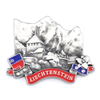 Wholesale Custom Design Liechtenstein Tourist Souvenir Metal Fridge Magnet Souvenir