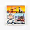 Customized Logo Design Country Cities San Francisco Souvenir Ceramic Fridge Magnet for Refrigerator