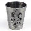 Personalized US NYC Souvenir 3D Engraved Shot Glass Custom Metal Shot Glasses