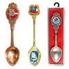 Wholesale Custom Logo Design Tourist Souvenir Metal Blank Epoxy Souvenir Spoon