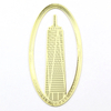 Custom Design Travel Landmark Souvenir Gifts Metal Gold Bookmark for Book