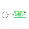Custom Logo Cancun Mexico Tourist Souvenir 3D Silicone PVC Key Chain Soft Rubber Keychain