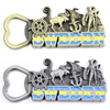 Custom Your Idea Design Sweden Souvenir Metal Beer Bottle Opener Fridge Magnet