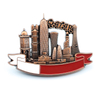 OEM Custom Your Idea Design Zinc Alloy Metal 3d Tourist Souvenir Qatar Fridge Magnet