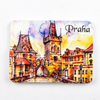 Custom Design Prague Souvenir Magnet Czech Praha Tourist Gifts 3d Resin Fridge Magnet