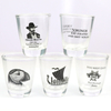 Customized Logo Printed Souvenir Glass Cup Custom Shot Glass with Logo