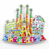 Personalized Spain Madrid Barcelona Souvenirs Custom 3d Poly Resin Fridge Magnets for Decor