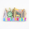 Customized Made 3d Resin Souvenir Magnet New York City Tourist Magnet Polyresin Fridge Magnet