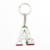 Customised Design Morocco Souvenir Alphabet Letter Keychain Initial Metal Key Chain