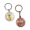 Customized Logo Germany City Frankfurt Munich Souvenir Spinning Rotate Keychain Metal Key Chain