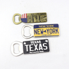 Factory Customized Design Zinc Alloy Metal New York Texas Souvenir Beer Bottle Opener Magnet